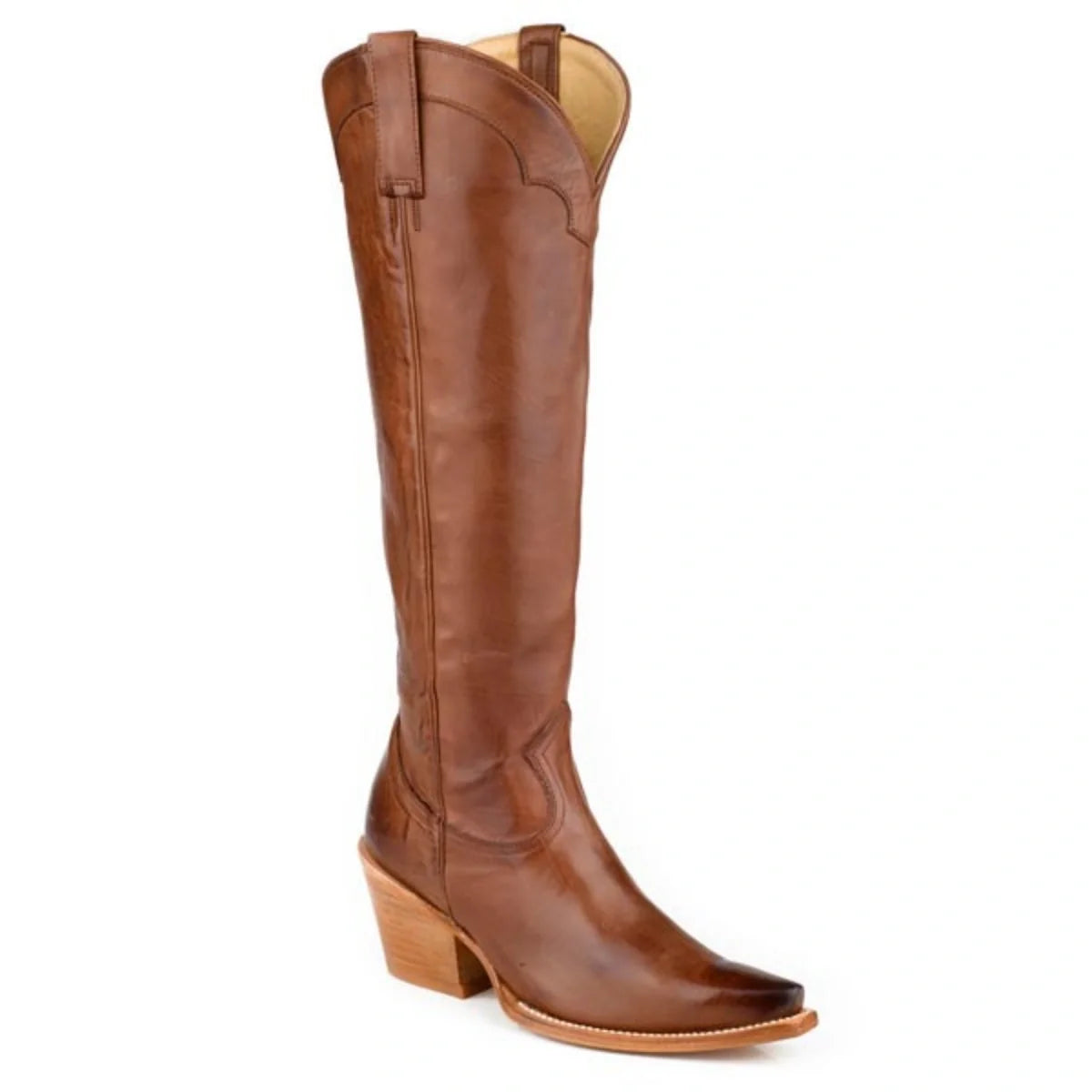 The MUST HAVE - Stetson Sutton (Brown) - Women's Tall Cowgirl Boot