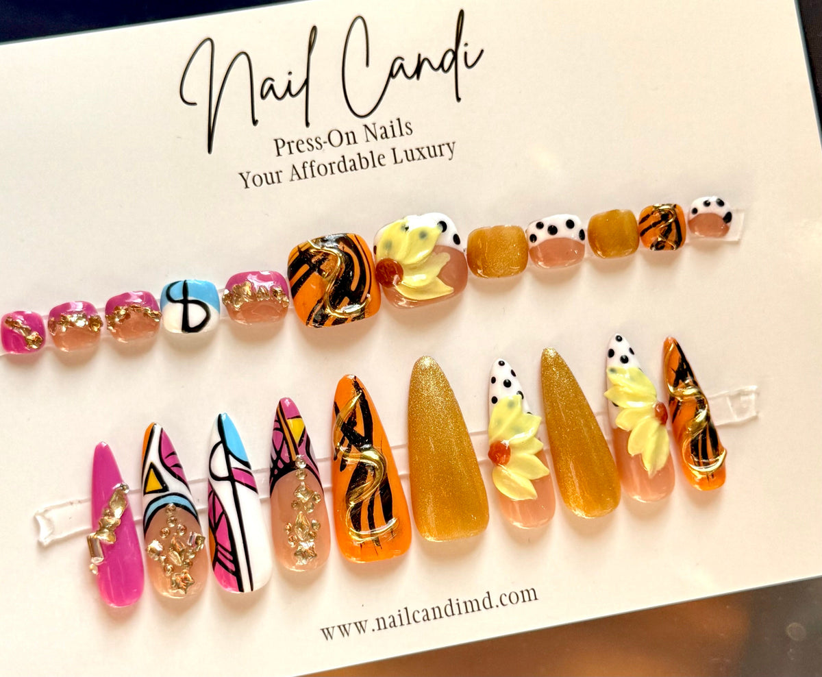 Handmade Gel Mani & Pedi Set