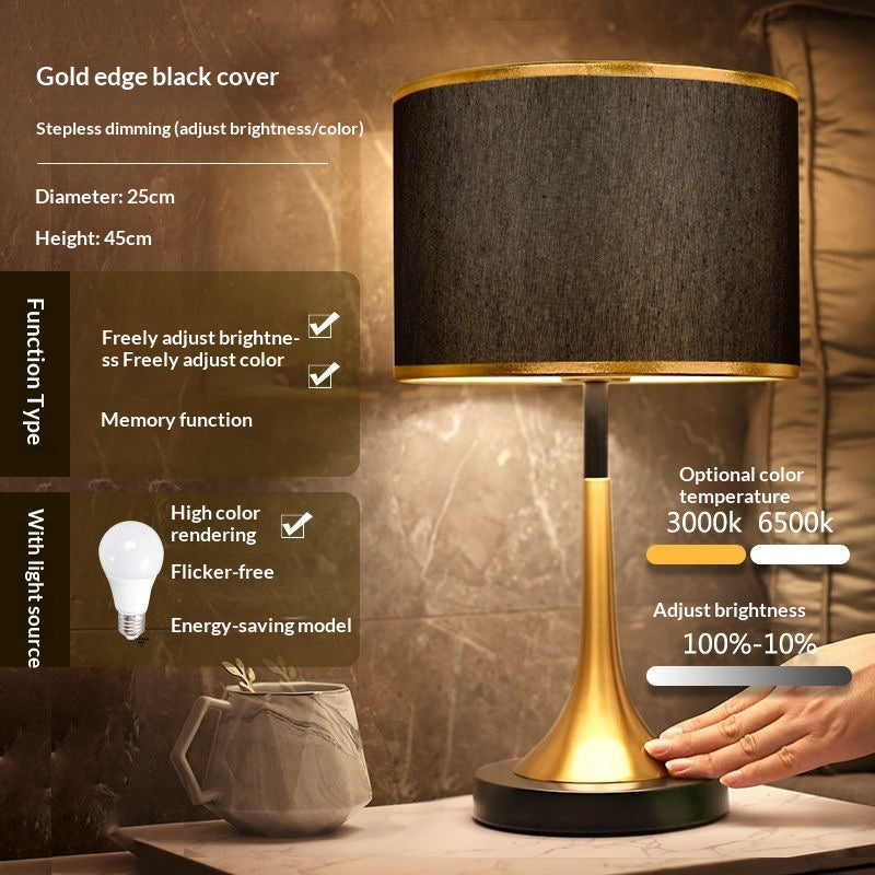 Modern Touch Sensor Dimming Luxury Nordic LED Table Lamp