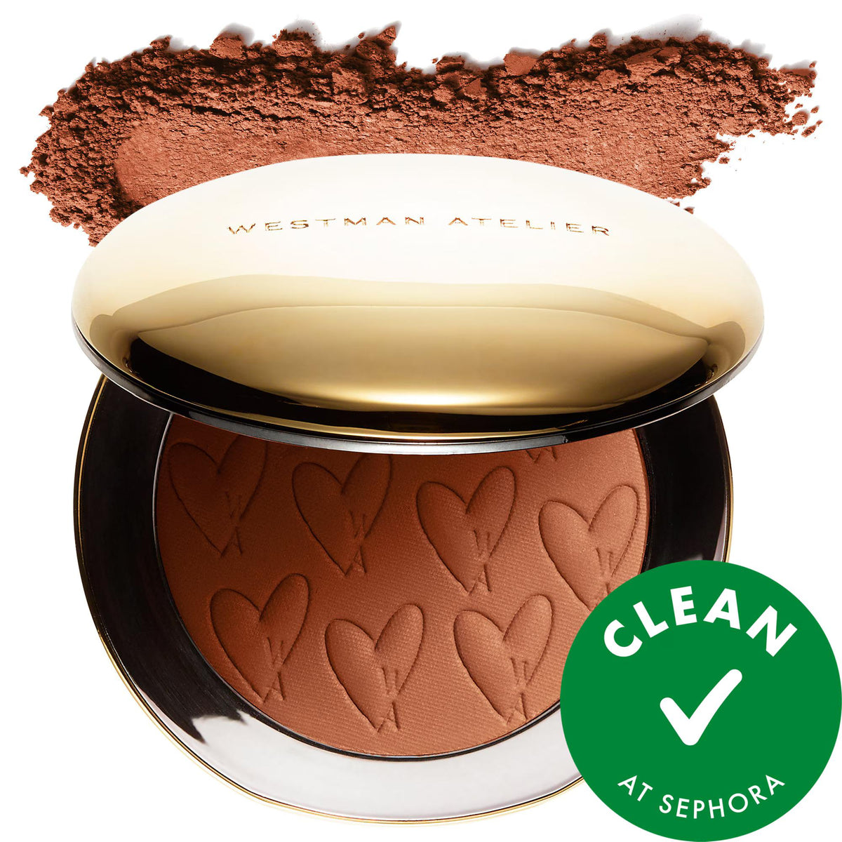 Westman Aletier Beauty Butter Matte Powder Bronzer - Clean, Natural-Looking Bronzing for All Skin Types - Gluten-Free, Cruelty-Free Makeup