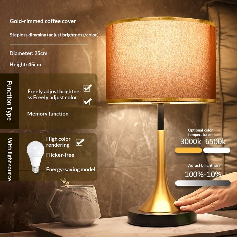 Modern Touch Sensor Dimming Luxury Nordic LED Table Lamp