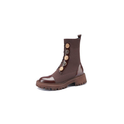 Thin Leg Thick-soled Martin Boots