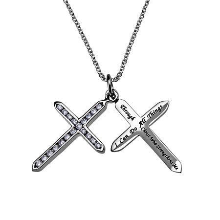 CZ Twin Cross Stainless steel
