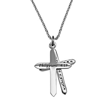 CZ Twin Cross Stainless steel