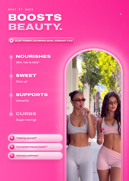 It Girl Beauty Lollipops | Collagen Peptide & Vitamin C Candy
