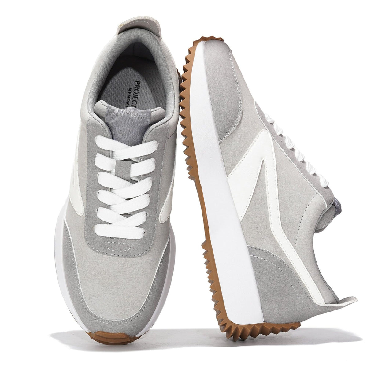Trendy Project Cloud Women's Sneakers - Super Comfy Memory Foam Insole and Lightweight - - Available in Multiple Colors