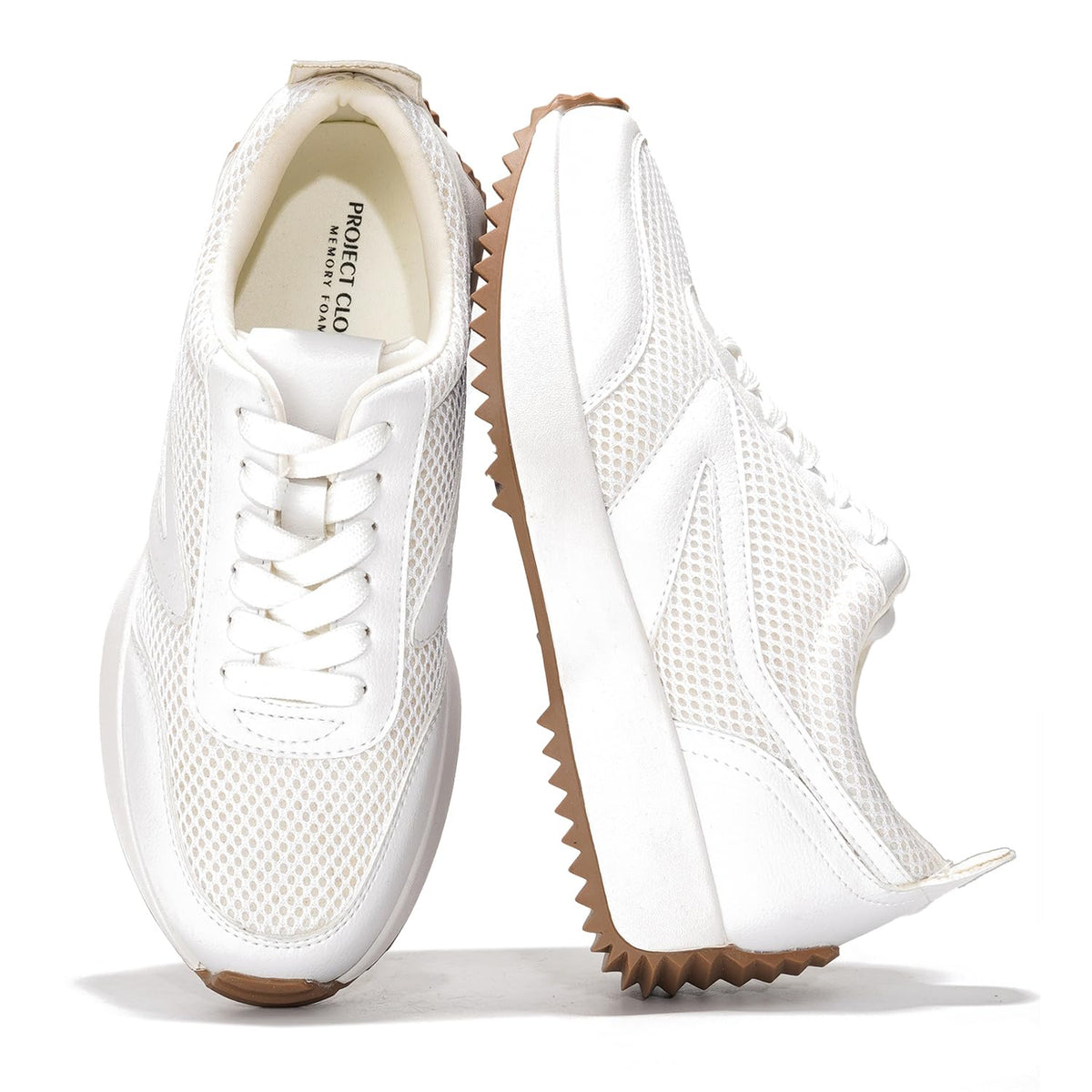Trendy Project Cloud Women's Sneakers - Super Comfy Memory Foam Insole and Lightweight - - Available in Multiple Colors