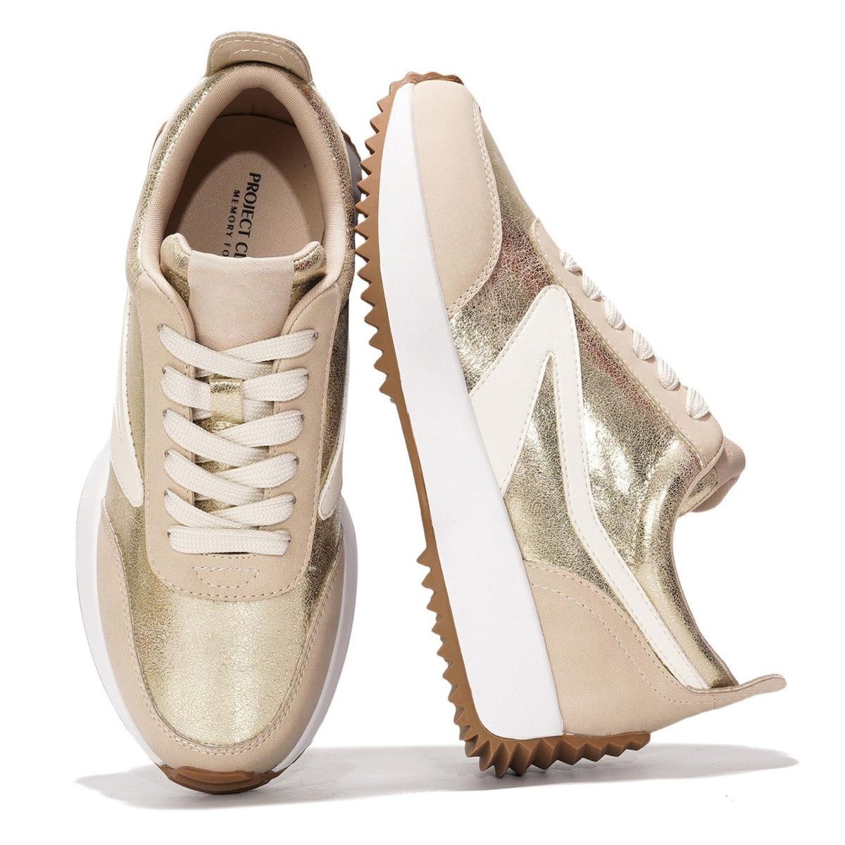 Trendy Project Cloud Women's Sneakers - Super Comfy Memory Foam Insole and Lightweight - - Available in Multiple Colors