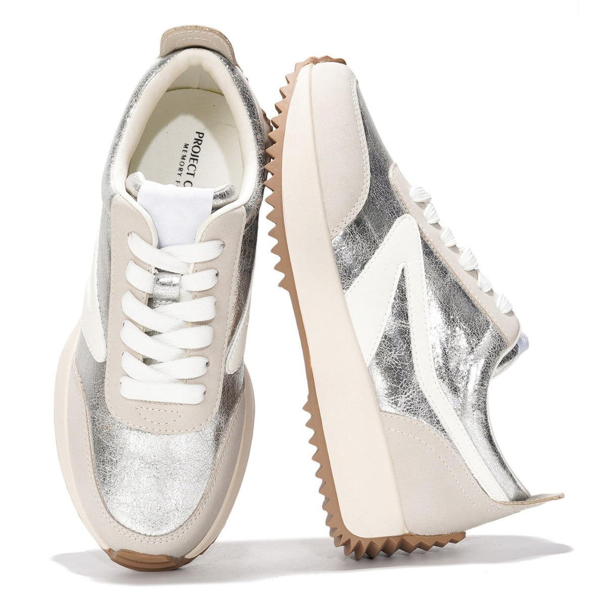 Trendy Project Cloud Women's Sneakers - Super Comfy Memory Foam Insole and Lightweight - - Available in Multiple Colors
